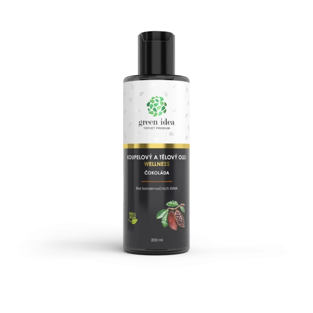 Čokoláda - koupelový a tělový olej 200 ml - Green idea