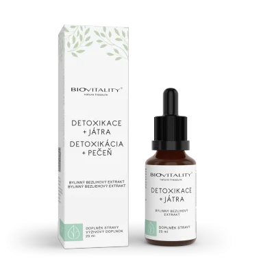 Detoxikace + játra bezlihová tinktura - kapky 25 ml - Green idea