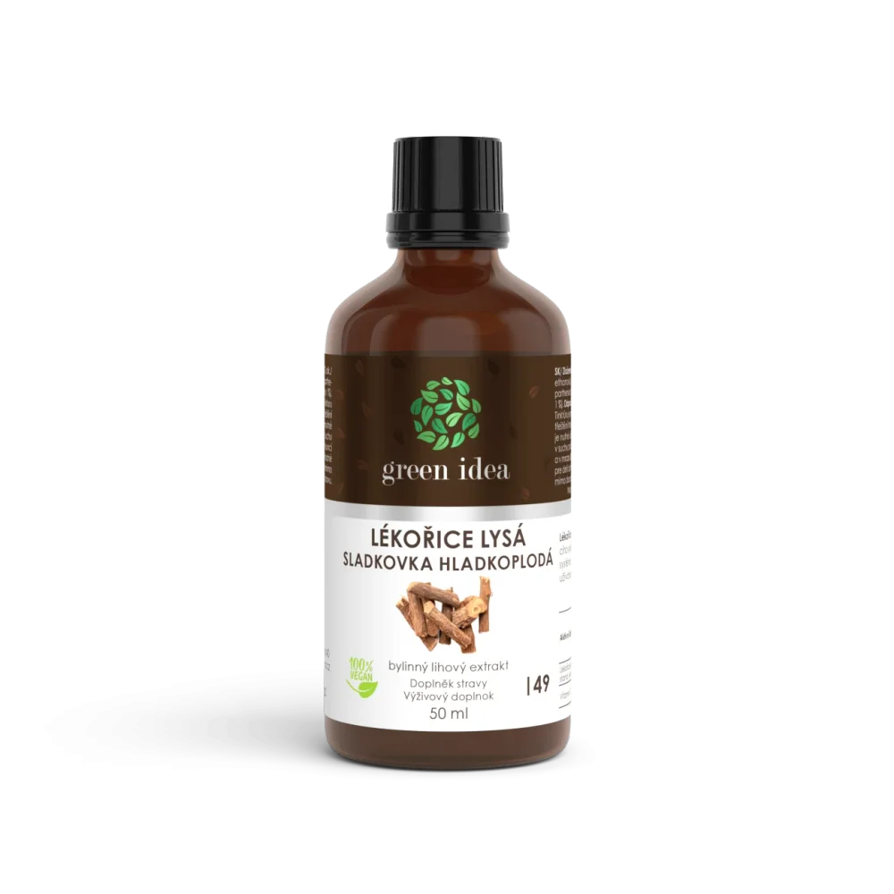 Lékořice tinktura - kapky 50 ml - Green idea