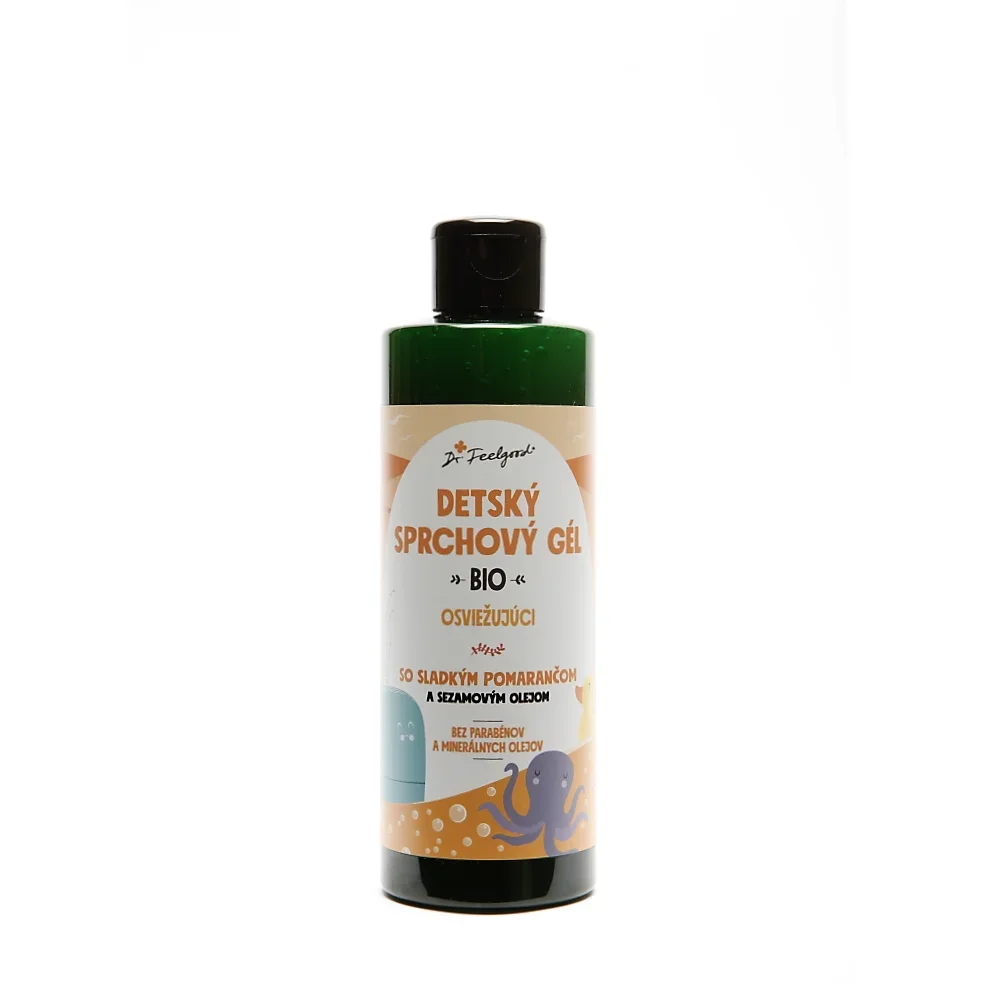 BIO Dětský sprchový gel POMERANČ - 200 ml - Dr. Feelgood