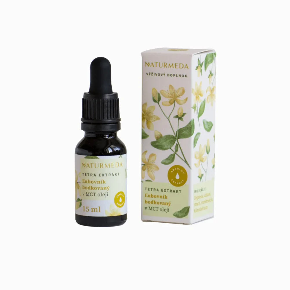 Třezalka tečkovaná – Tetra bylinný extrakt – 15 ml – Naturmeda