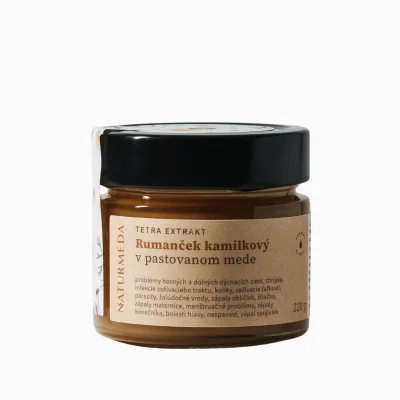 Terapeutický med s heřmánkem pravým – 220 g – Naturmeda