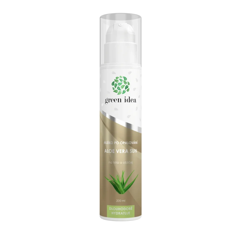 Aloe vera sun mléko po opalování 200 ml - Green idea