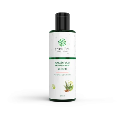 Celustin masážní olej 200 ml - Green idea