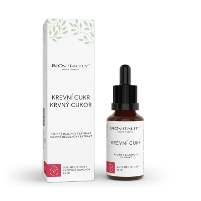 Krevní cukr bezlihová tinktura kapky 25 ml - Green idea