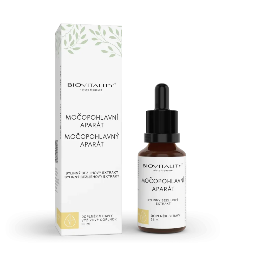 Močopohlavní aparát bezlihová tinktura kapky 25 ml - Green idea