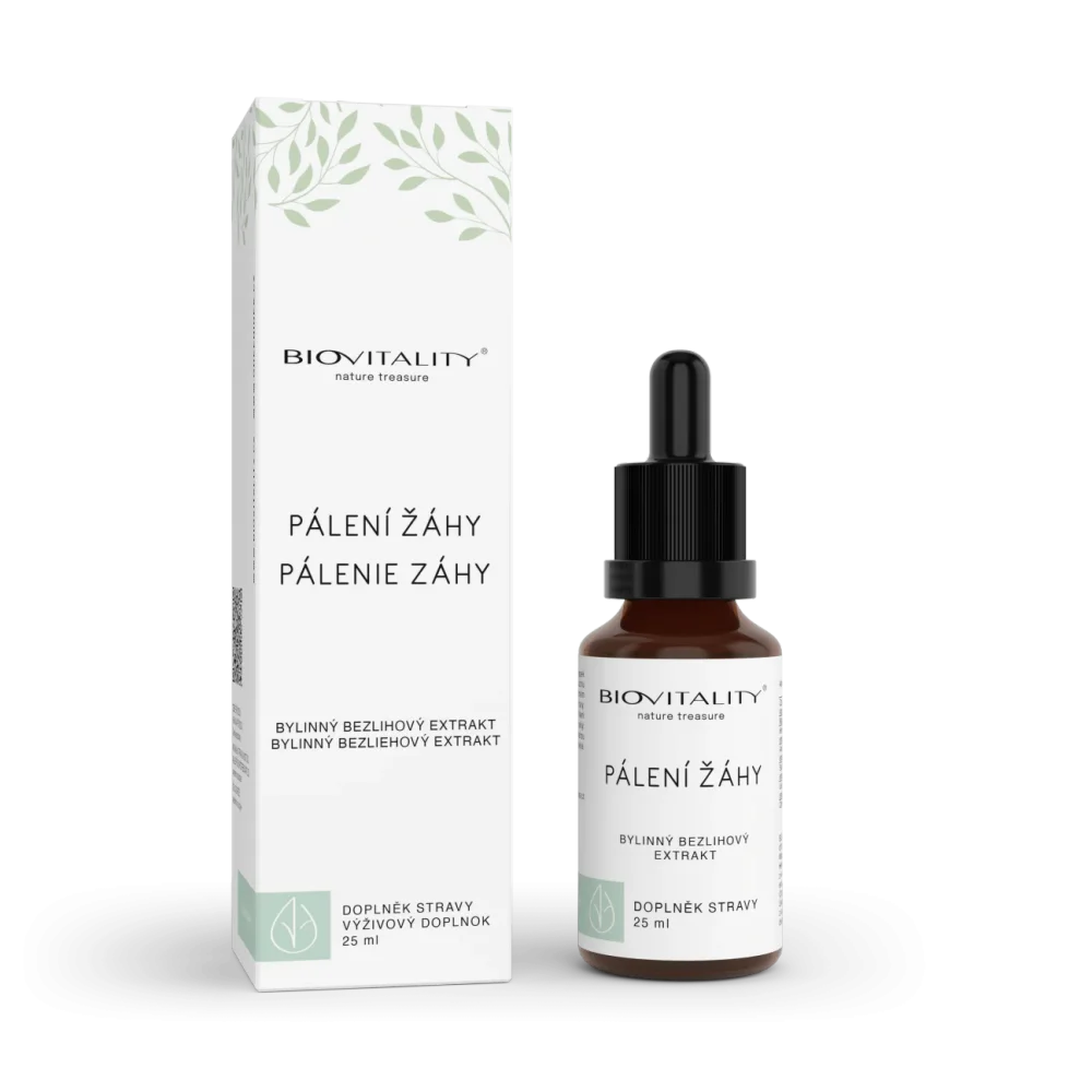 Pálení žáhy bezlihová tinktura kapky 25 ml - Green idea