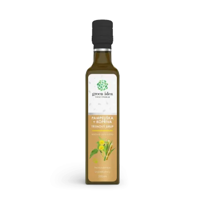 Pampeliška+kopřiva sirup třtinový 250 ml - Green idea