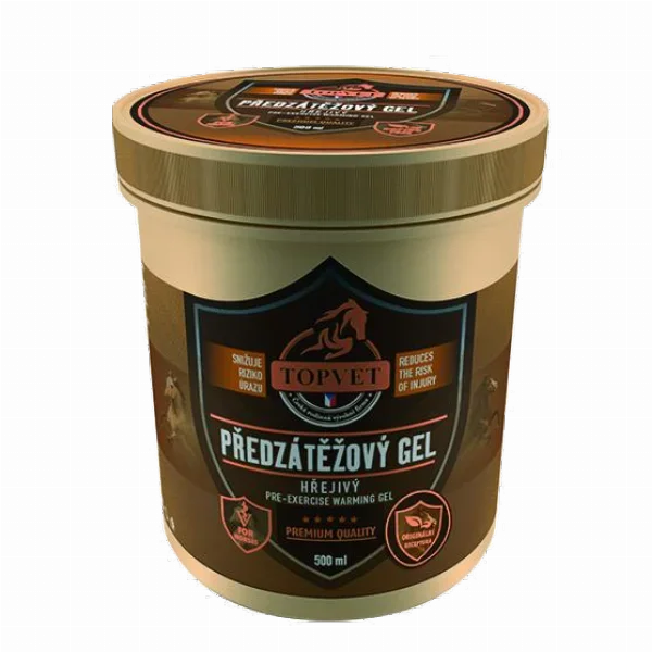 Předzátěžový gel hřejivý 500 ml - Green idea