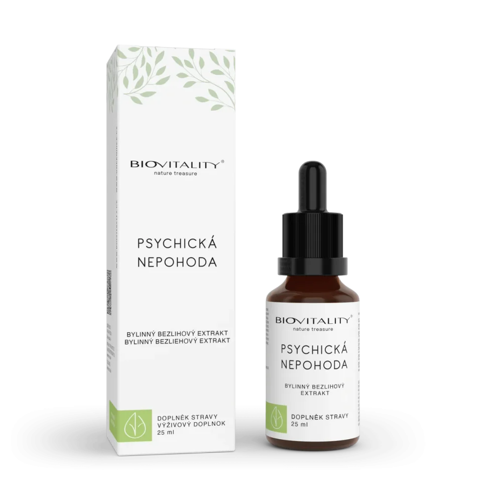 Psychická nepohoda bezlihová tinktura kapky 25 ml - Green idea