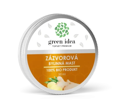Zázvorová mast 50 ml - Green idea