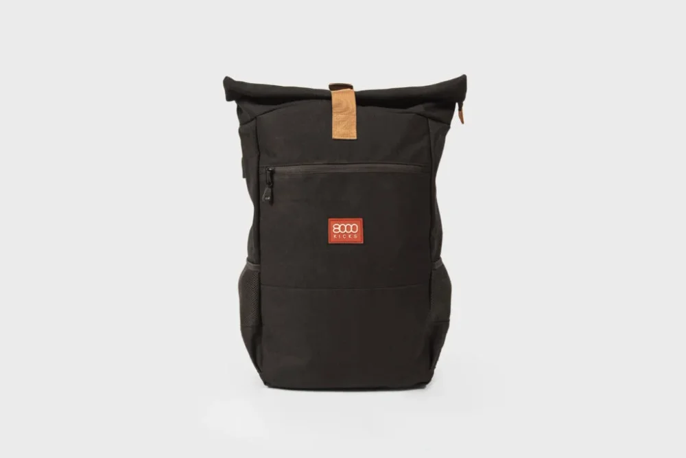 Konopný batoh – Everyday Backpack – Černá – 8000kicks