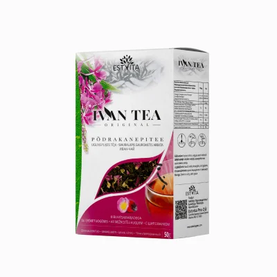 Ivan čaj (vrbovka úzkolistá) se šípky – 50 g – Estvita