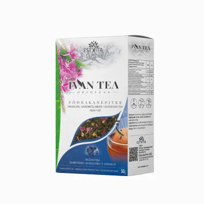 Ivan čaj (vrbovka úzkolistá) s borůvkami – 50 g – Estvita