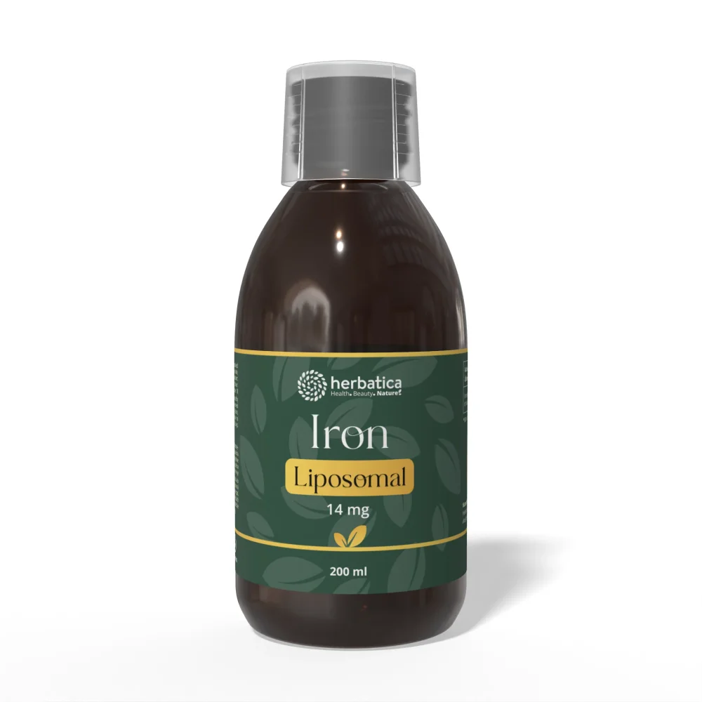 Lipozomální železo chelát 14 mg – 200 ml – Herbatica