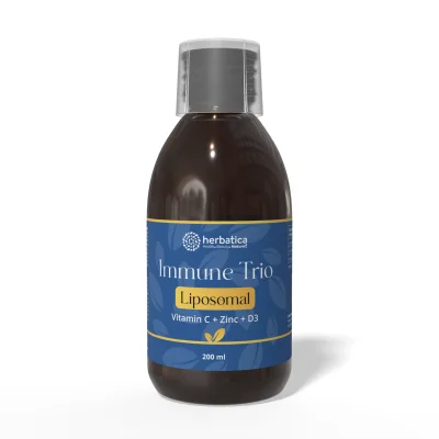 Lipozomální Trio Imunita (Vitamin C + Zinek + D3) – 200 ml – Herbatica