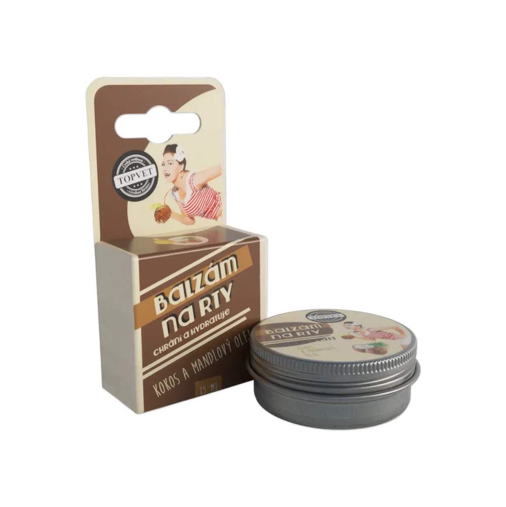 Balzám na rty - Kokos a mandlový olej 15 ml - Green idea