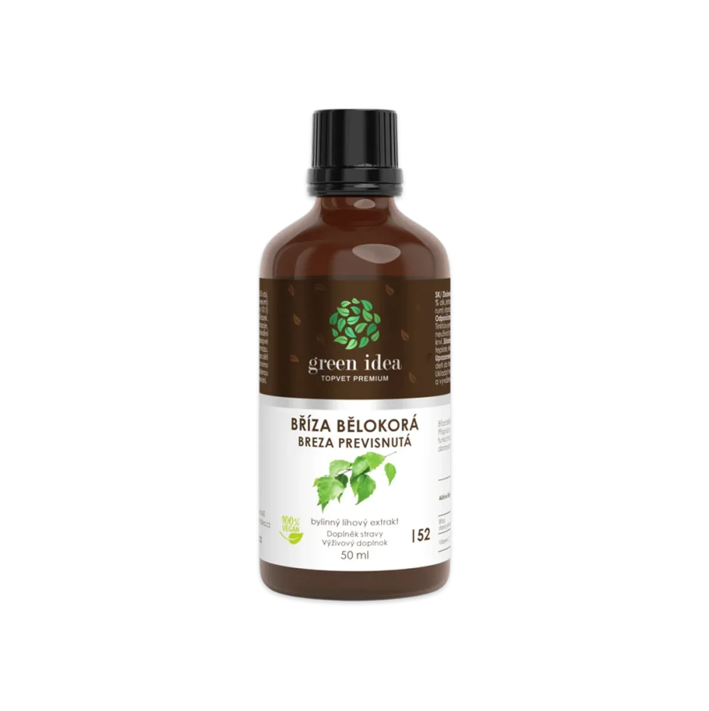 Bříza bělokorá tinktura - kapky 50 ml - Green idea