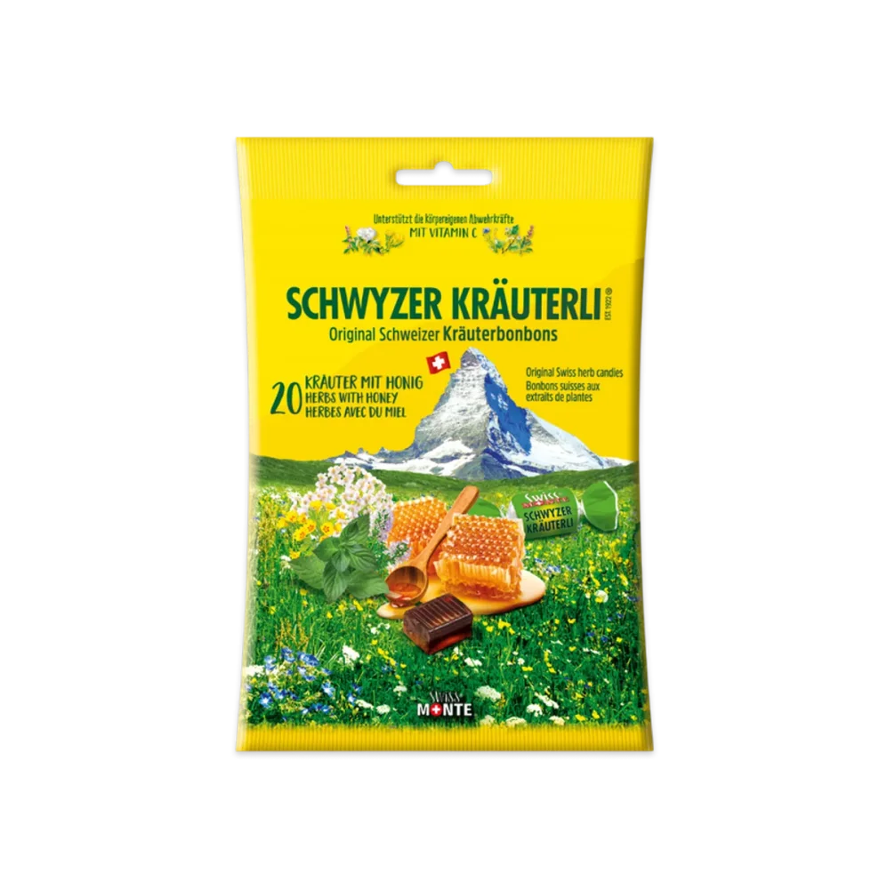 Bylinné bonbony - Bylinky s medem 75 g - Green idea