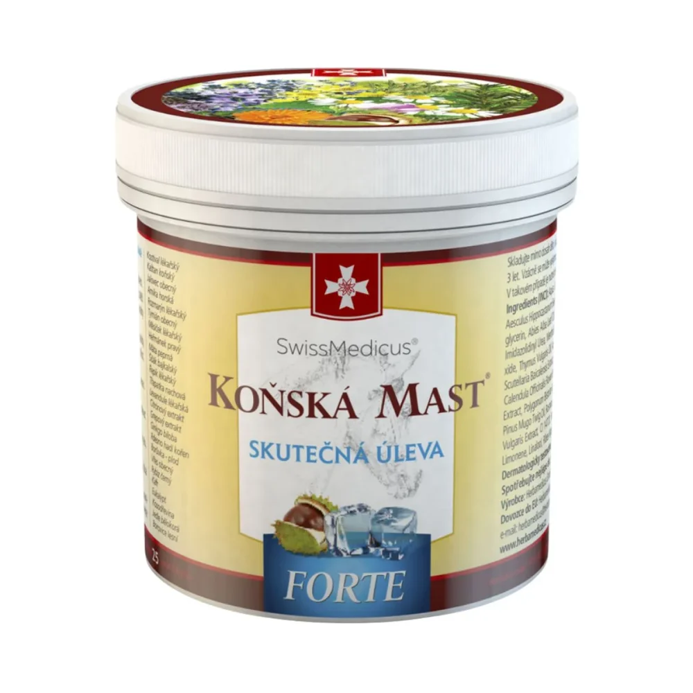 Koňská mast forte chladivá 250 ml - Green idea