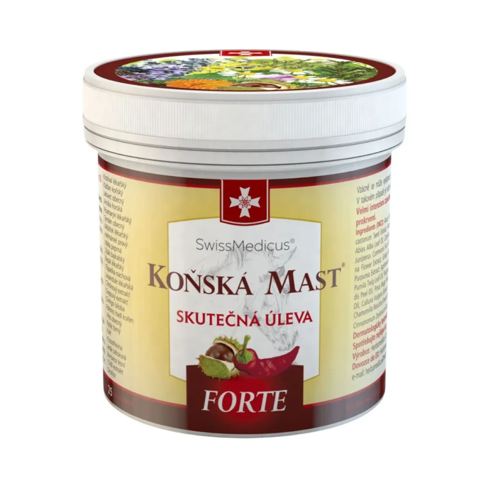 Koňská mast forte hřejivá 250 ml - Green idea