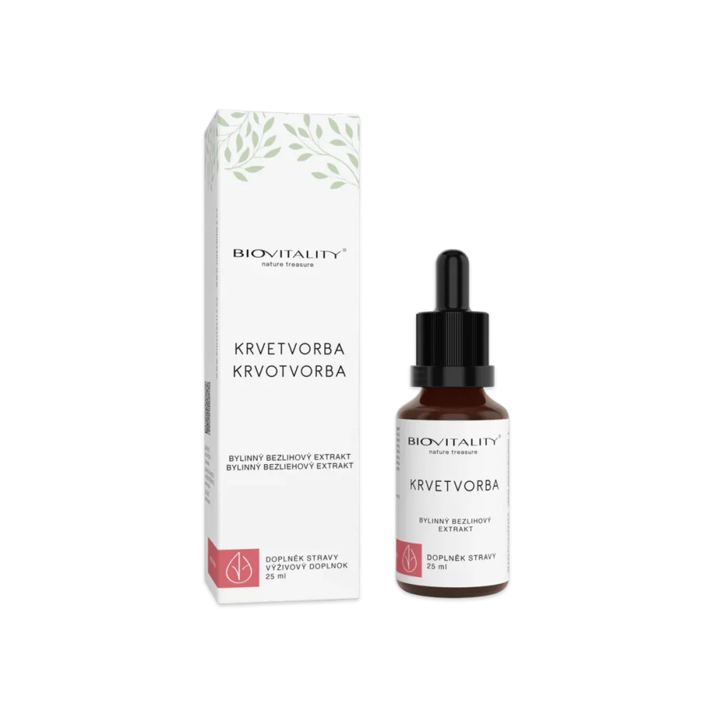 Krvetvorba bezlihová tinktura - kapky 25 ml - Green idea