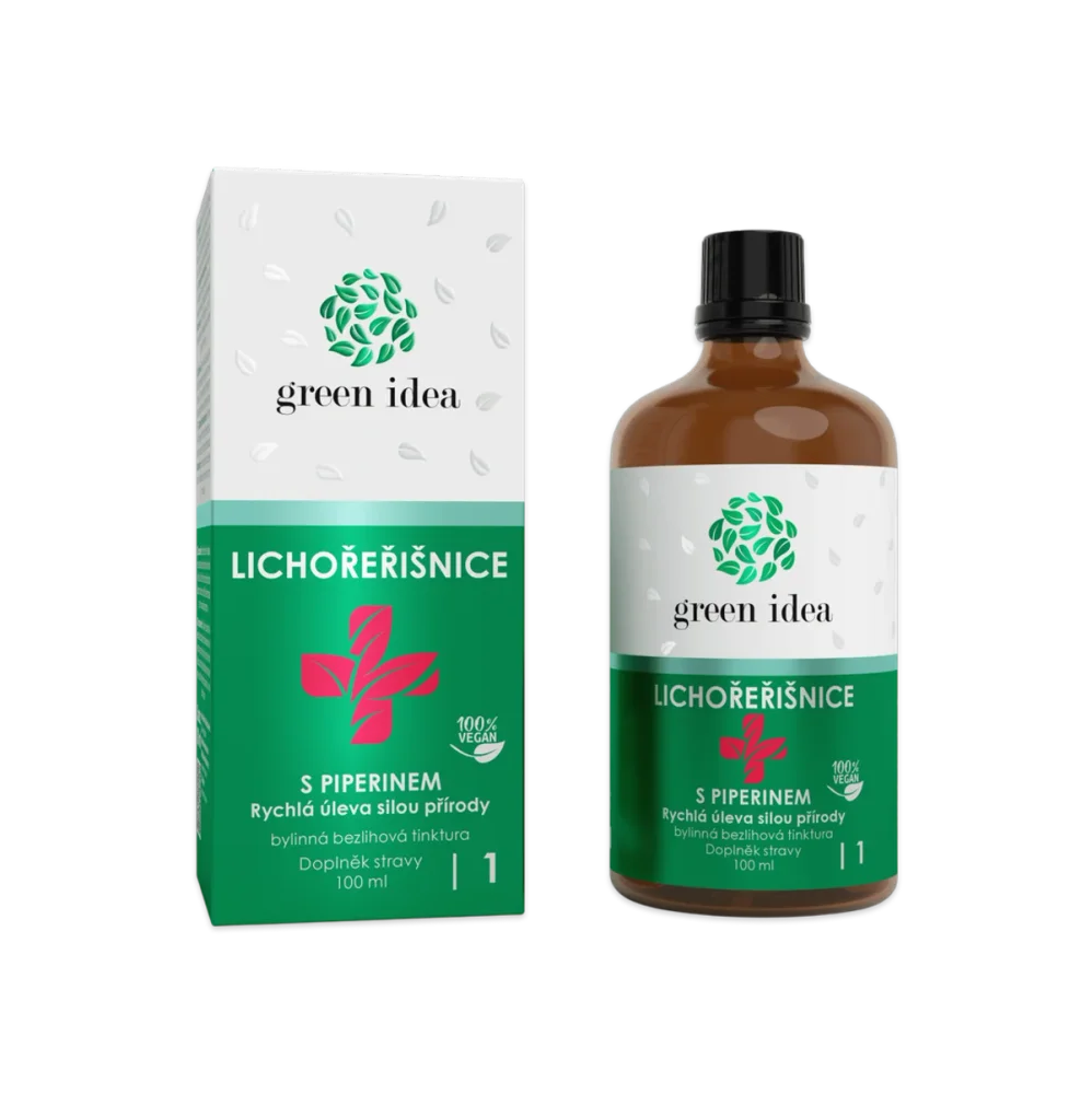 Lichořeřišnice+ s piperinem - bezlihová tinktura 100 ml - Green idea