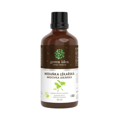 Meduňka lékařská tinktura - kapky 50 ml - Green idea