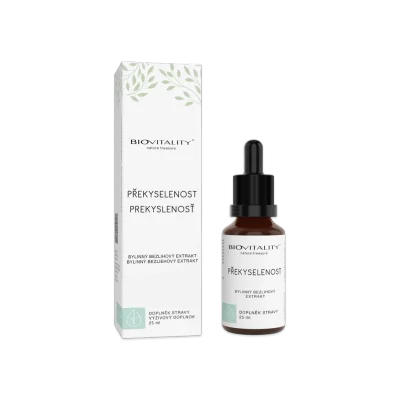 Překyselenost bezlihová tinktura - kapky 25 ml - Green idea