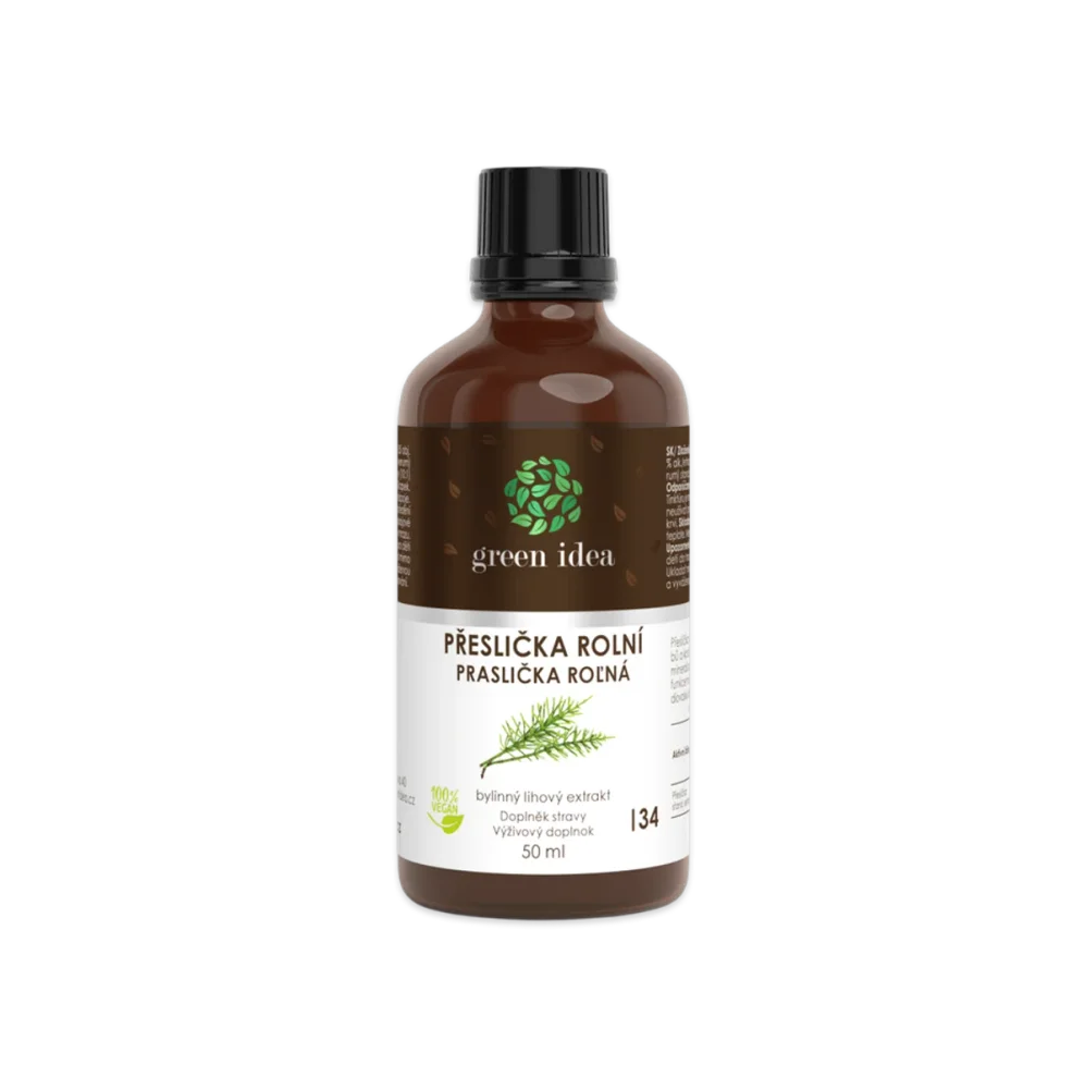 Přeslička rolní tinktura - kapky 50 ml - Green idea