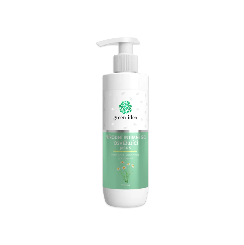 Přírodní intimní gel - osvěžující 200 ml - Green idea