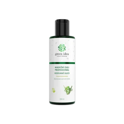 Rostlinné silice masážní olej 200 ml - Green idea