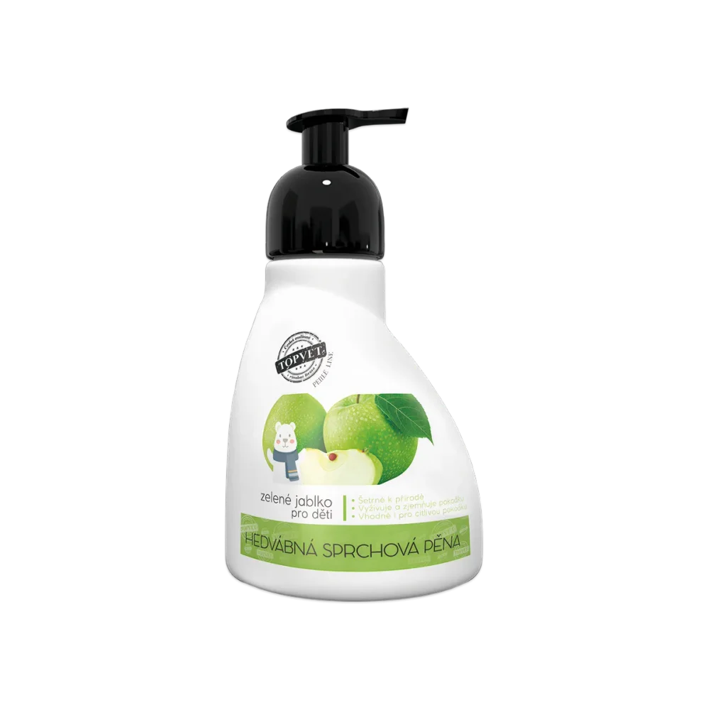 Sprchová pěna - zelené jablko - vhodné pro děti 300 ml - Green idea