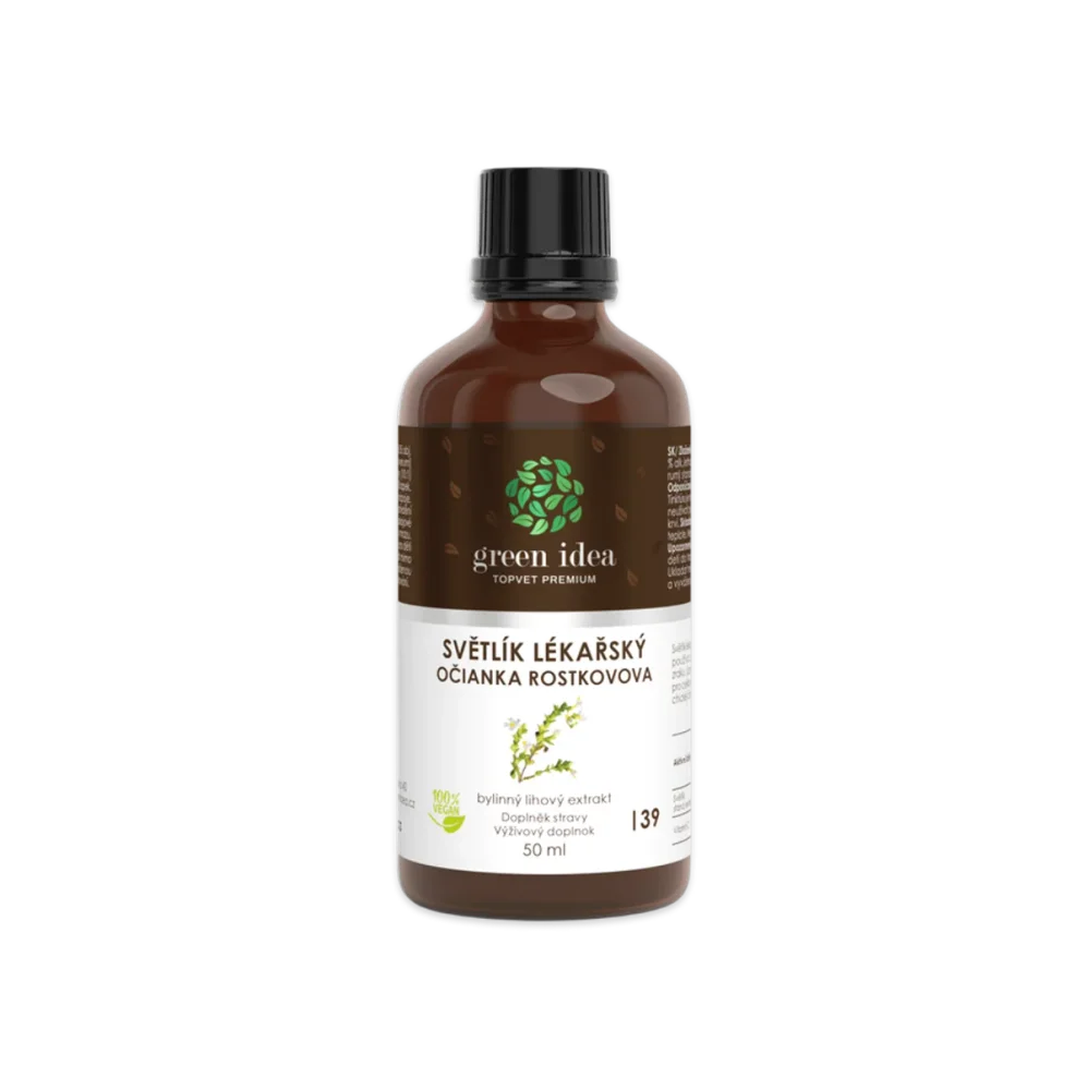 Světlík lékařský tinktura - kapky 50 ml - Green idea