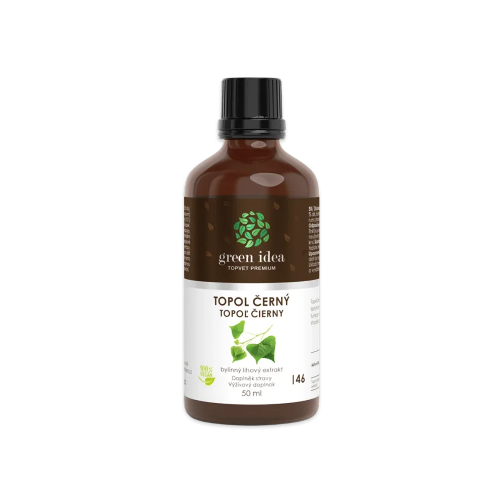 Topol černý tinktura - kapky 50 ml - Green idea