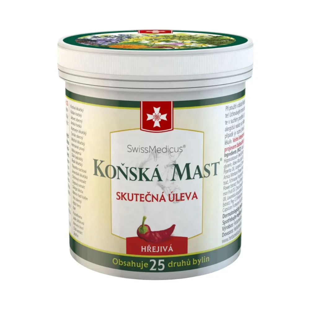 Koňská mast hřejivá 250 ml - Green idea