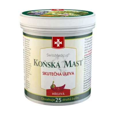 Koňská mast hřejivá 500 ml - Green idea