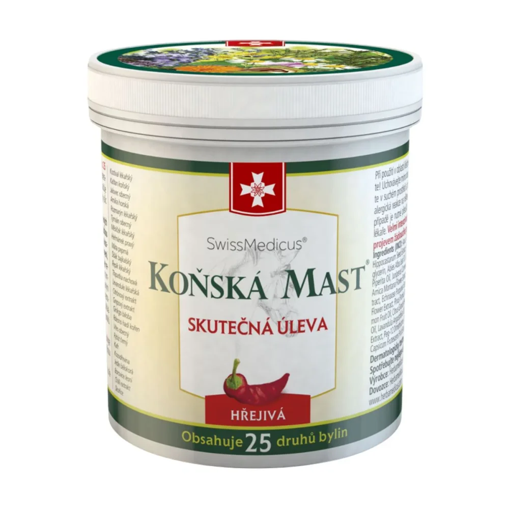 Koňská mast hřejivá 500 ml - Green idea