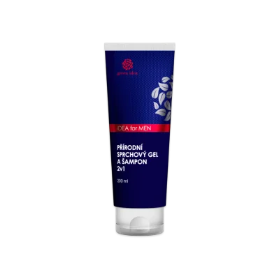 IDEA for MEN - Přírodní sprchový gel a šampon 2v1 200 ml - Green idea
