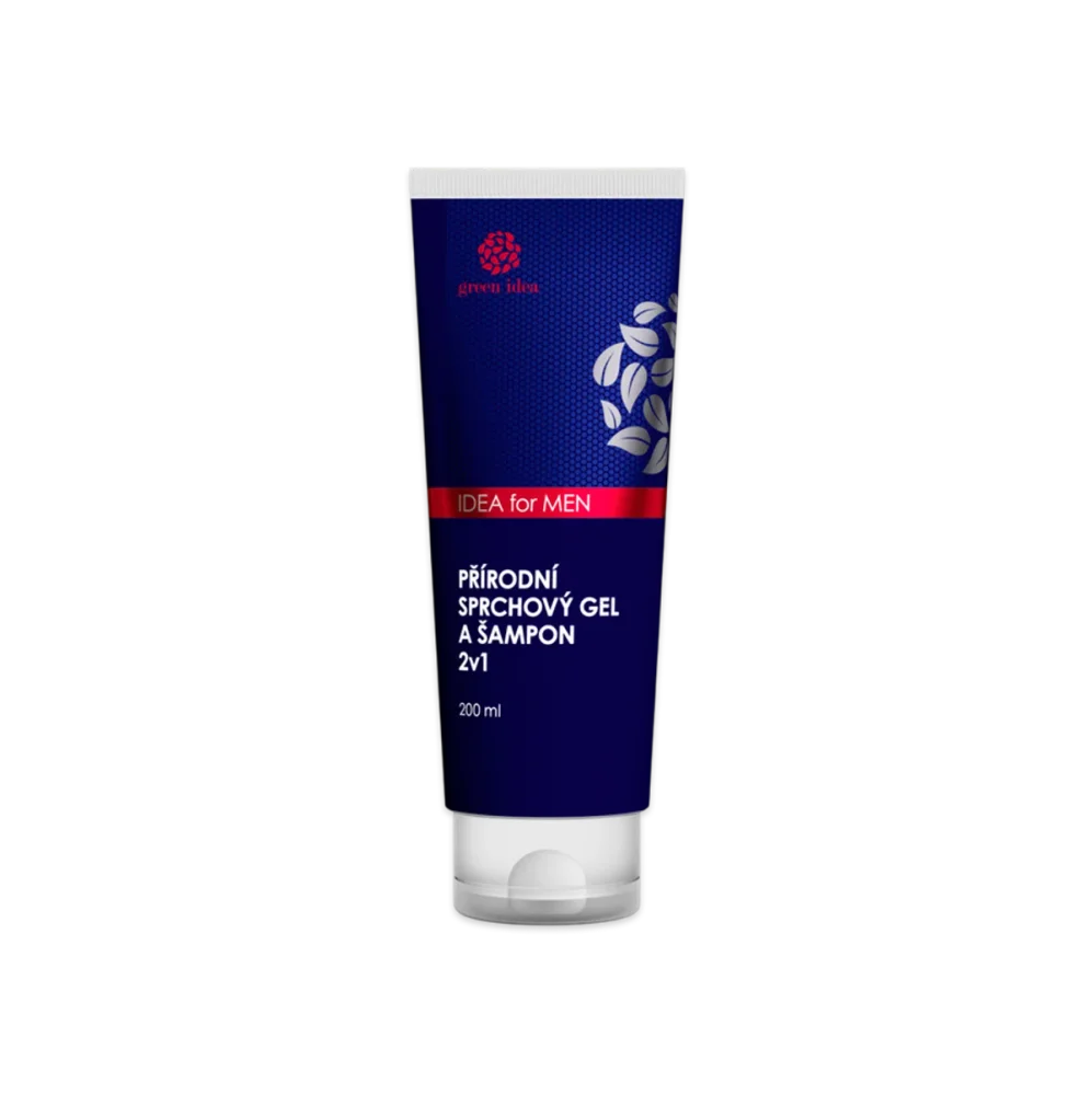 IDEA for MEN - Přírodní sprchový gel a šampon 2v1 200 ml - Green idea