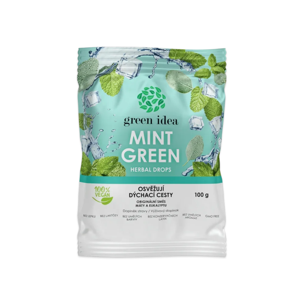 Mint green - bylinné bonbóny 100 g - Green idea