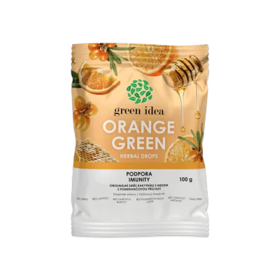 Orange green - bylinné bonbóny 100 g - Green idea