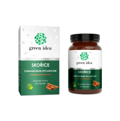 Skořice - tobolky 60 ks - Green idea