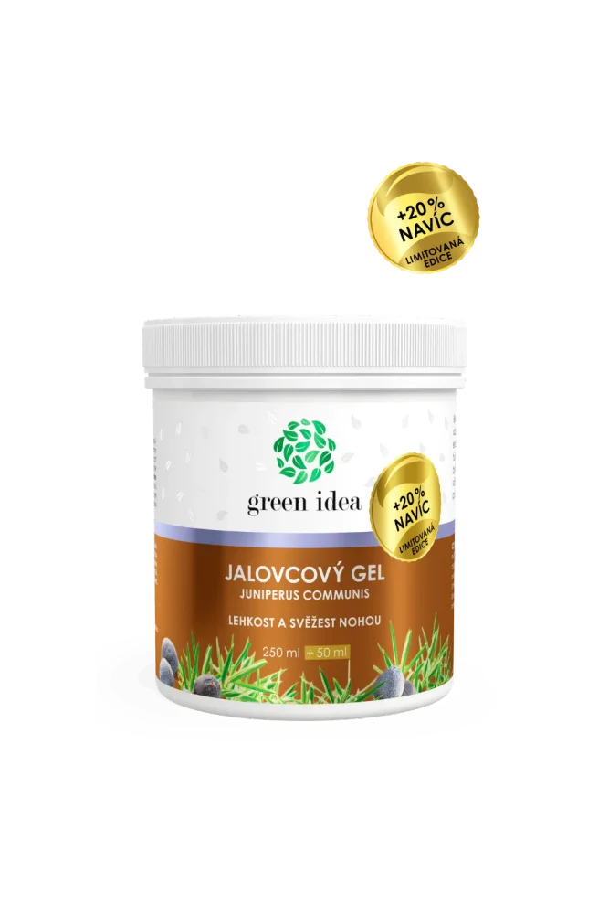 Jalovcový masážní gel - limitovaná edice + 20 % NAVÍC 300 ml - Green idea