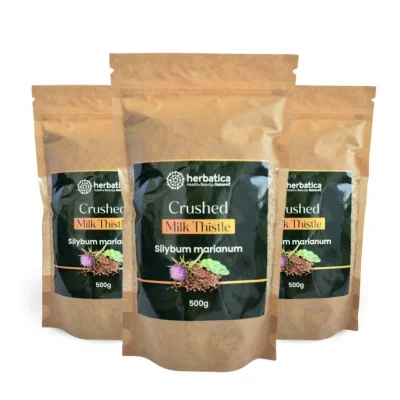 Zvýhodněný set: 3x 100% jemně drcený ostropestřec mariánský - 500g - Herbatica