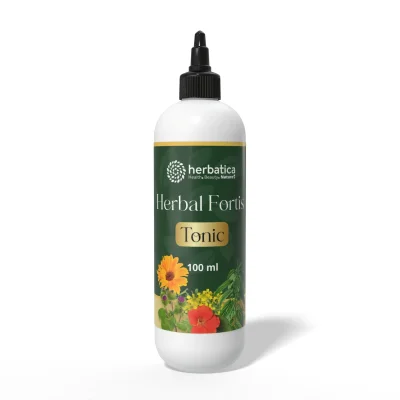 Herbal Fortis Tonic – intenzivní bylinné tonikum pro posílení vlasů – 100 ml - Herbatica