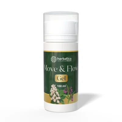 Move & Flow Gel – kostivalovo-kaštanový gel – 100 ml - Herbatica